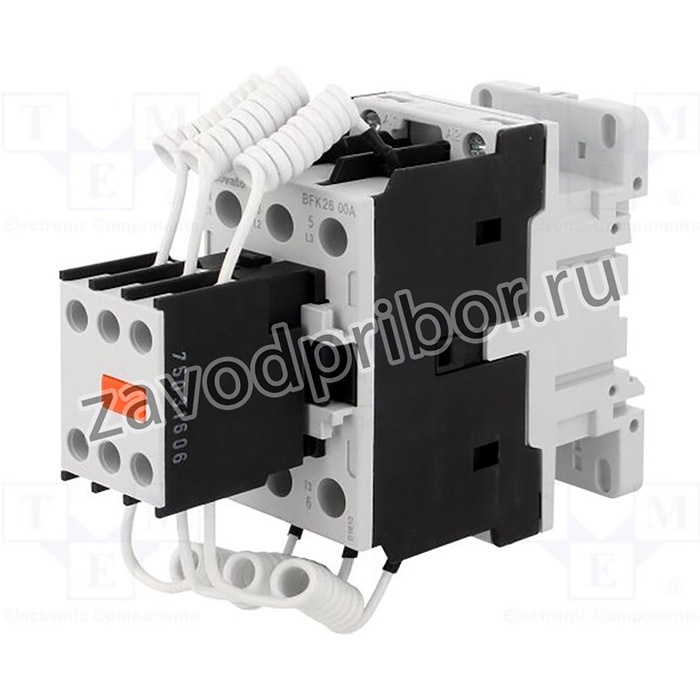 BFK2600A230, Контактор: 3-полюсный, Применение: для конденсаторов, Q2: 22кВАР