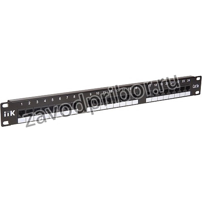 ITK PP24-1UC5EU-D05 1U патч-панель кат.5Е UTP, 24 порта (Dual)