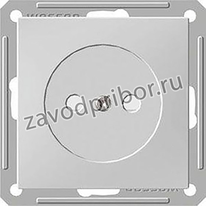 Розетка 1-м СП W59 16А IP20 без заземл. защ. шторки механизм бел. SE RS16-151-1-86