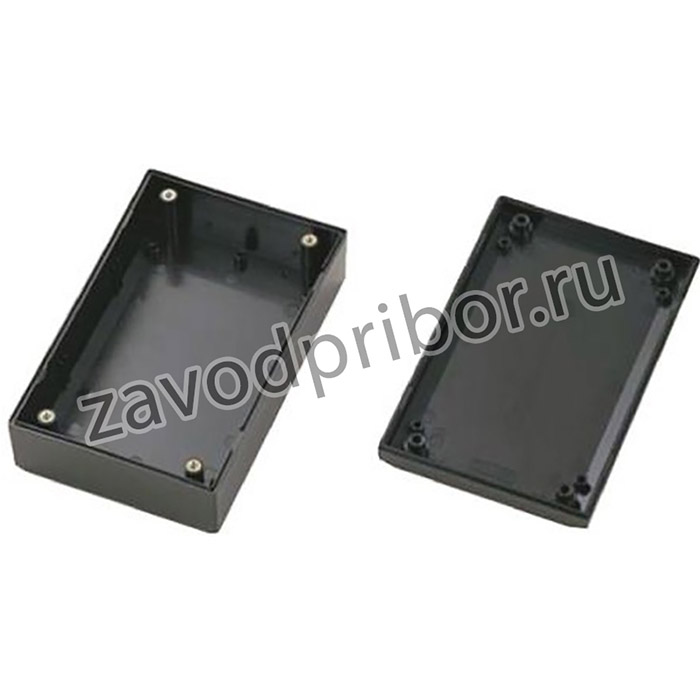 PR-105B, PR Series Black ABS Enclosure, Black Lid, 65 x 105 x 40mm