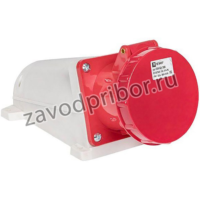 ps-134-63-380, Розетка кабельная 63А 3Р+Е IP67 на поверхность 380В 134