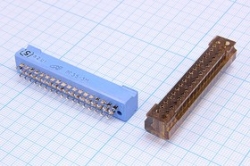 Гнездо ПрС, шаг P3.0мм, 35 гнезд, РГ35-3М; №487 A гн ПрС\P3,0\35HP\\\РГ35-3М