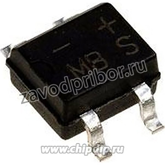 B1S (MB1S), Диодный мост 0.5А 100В [DB-1MS]