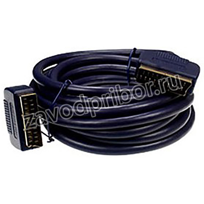 411-075, Scart- Scart 21pin, PROF 5.0м