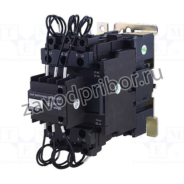 315.99.1140, Контактор 3-полюсный, Монтаж DIN, Uраб 240VAC, 20кВАР