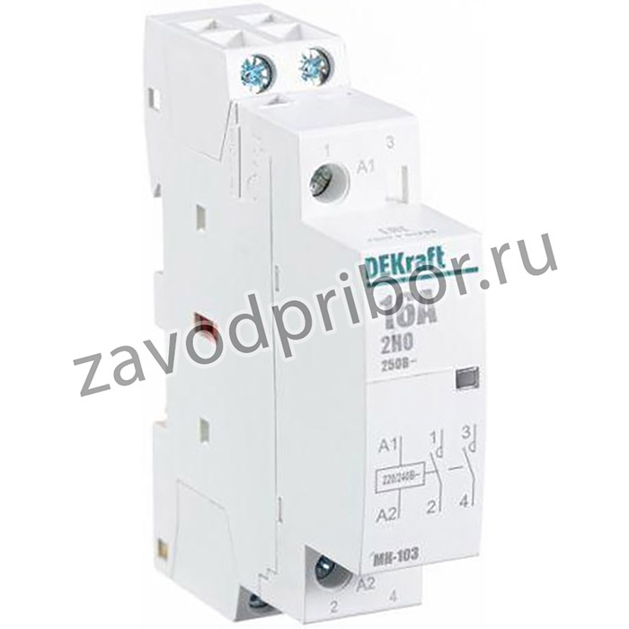 Контактор модульный МК-103 2НО 16А 230В DEKraft 18050DEK