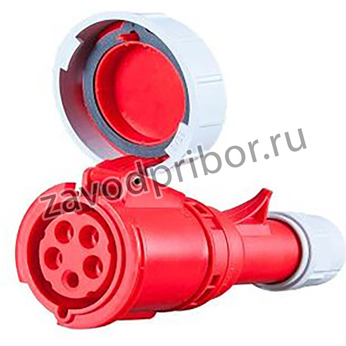 Розетка кабельная 2452 125А 3Р+РЕ+N 220В-415B IP67 HLT