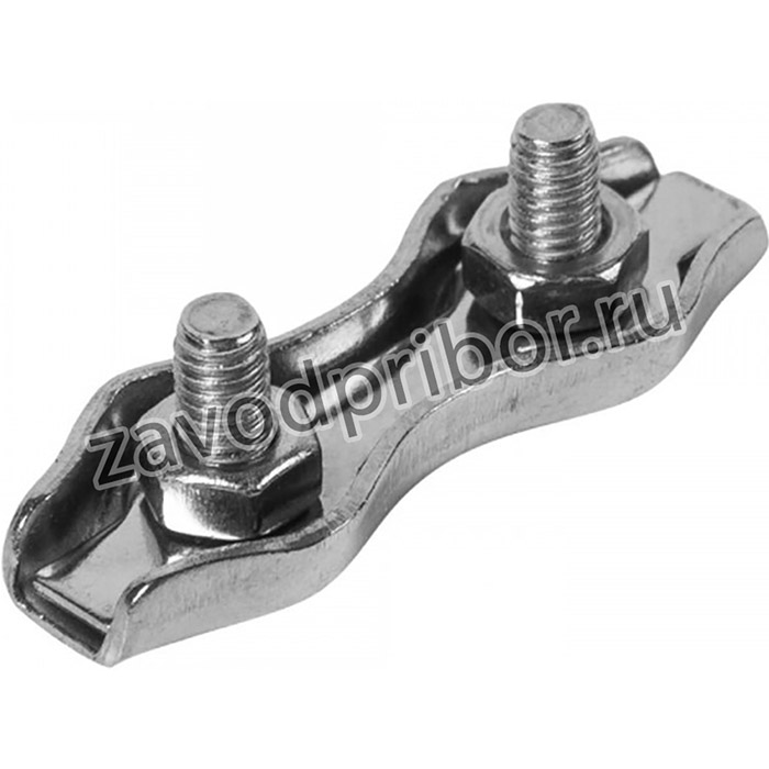 Tech-Krep Зажим для троса Duplex 2 мм (2 шт) - ярлык 108071