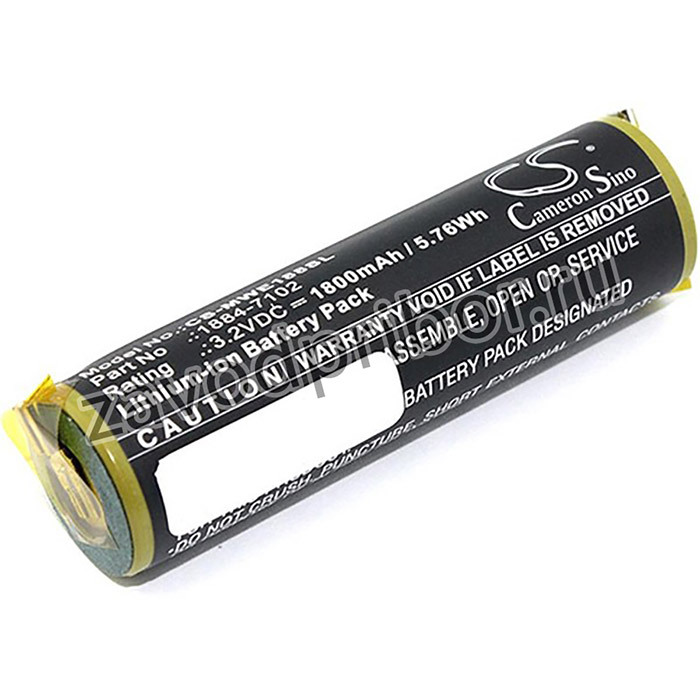 Аккумулятор CameronSino CS-MWE188SL для Moser Ermila 1884 3,2V 1800mAh li-ion