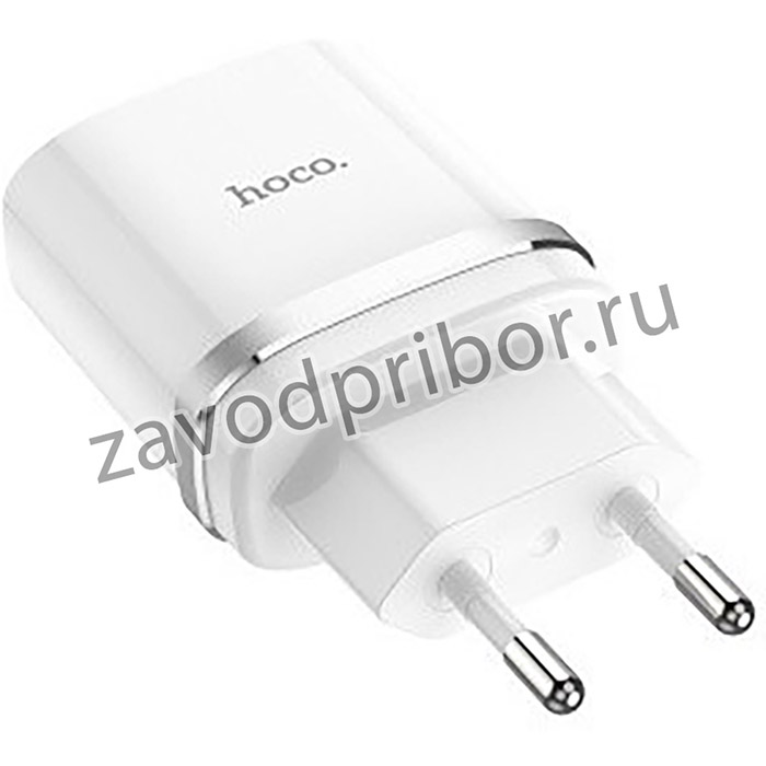 HOCO HC-16262 C12Q/ Сетевое ЗУ/ QC 3.0/ 1 USB/ Выход: 5V_9V_12V, 18W/ White