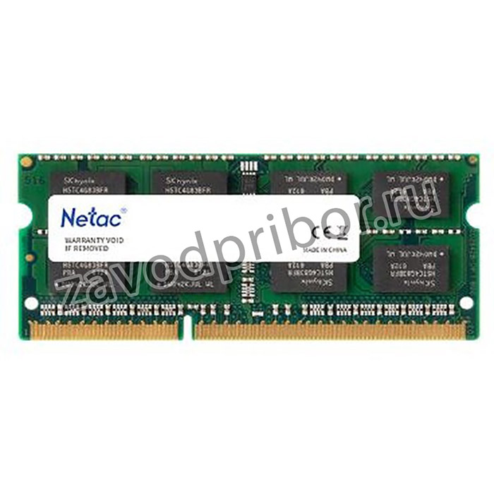 Оперативная память NETAC Basic NTBSD3N16SP-08 DDR3L - 8ГБ 1600, для ноутбуков (SO-DIMM), Ret
