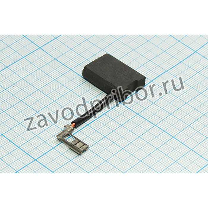 щетка для двигателей 6.3x16x23мм для DeWALT; двиг щетка\ 6,3x16x23\клем гн 4,8\угл\DeWALT\