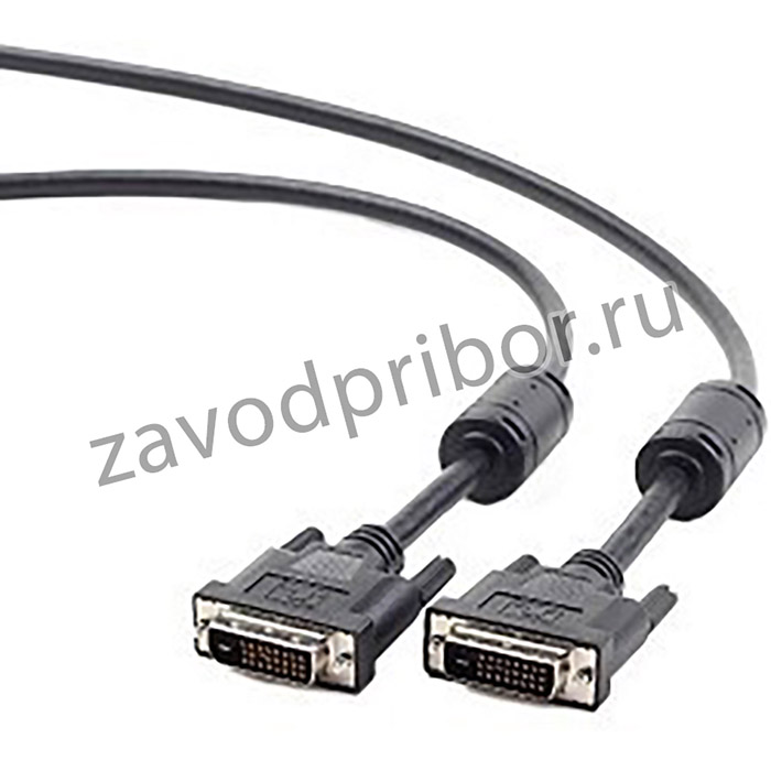 CC-DVI2-BK-6, Кабель; dual link; DVI-D (24+1) вилка,с обеих сторон; 1,8м