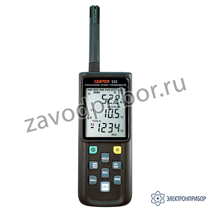 CENTER 522 — измеритель температуры и влажности