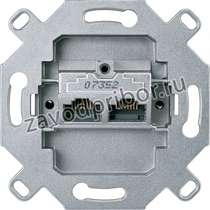 Schneider Electric Merten Механизм розетки компьютерной 2-ая наклонной RJ45 кат.6