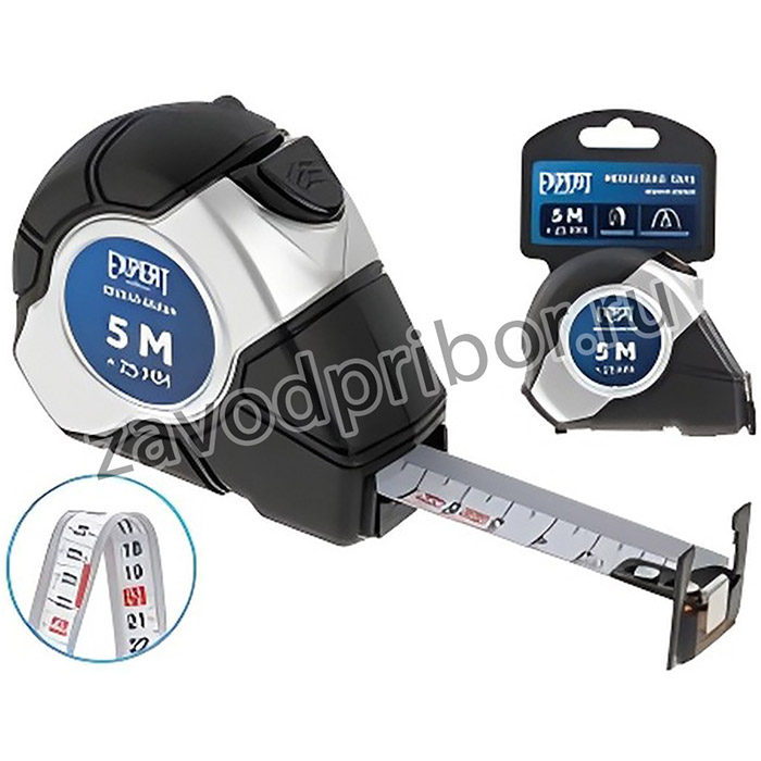 SE30100525M, Рулетка 5м/25мм EXPERT STARTUL (SE3010-0525M) (Двухсторонняя шкала нанесения, нейлоновое покрытие
