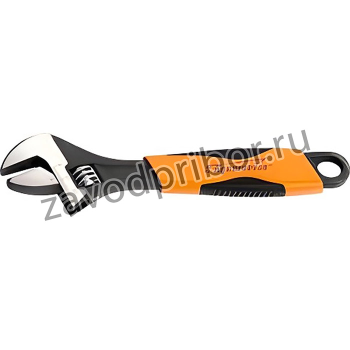 15543, Ключ разводной, 250 мм, двухкомпонентная рукоятка SPARTA 15543