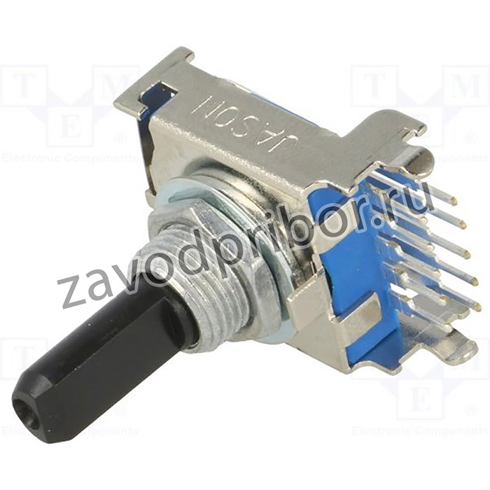 SR17B1620F69N, Переключатель: поворотный, Пол: 6, 0,3A/16ВDC, Кол-во секций: 1