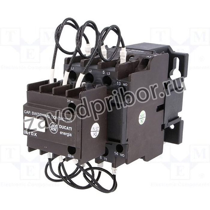 315.99.1141, Контактор 3-полюсный, Монтаж DIN, Uраб 240VAC, 15кВАР