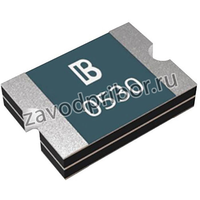 SMD1812B050TF/30, Resettable Fuse, PPTC, 1812 (4532 метрический), SMD1812 Series, 30 В DC, 500 мА, 1 А, 0.15 с