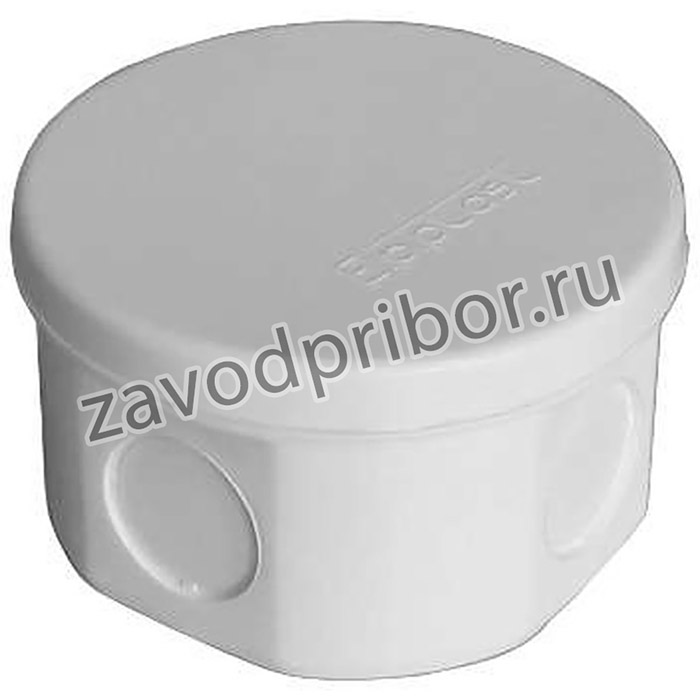 Коробка распределительная ОП 75х45мм IP54 4 выхода без гермовводов крышка защелкивающаяся сер. Epplast 245352