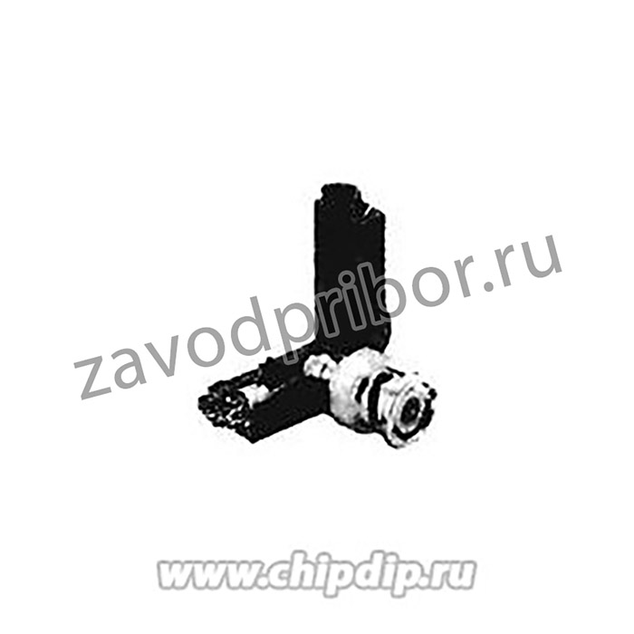 HYR-2009 (GS-1409) (BNC-7101C), Разъем BNC, штекер угловой, под винт (Solderless)