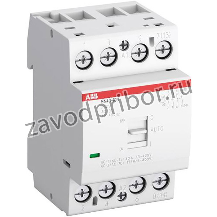 Контактор модульный EN40-20N-06, 40A, 2NO, 230VAC/DC, 3M, c рычагом управления