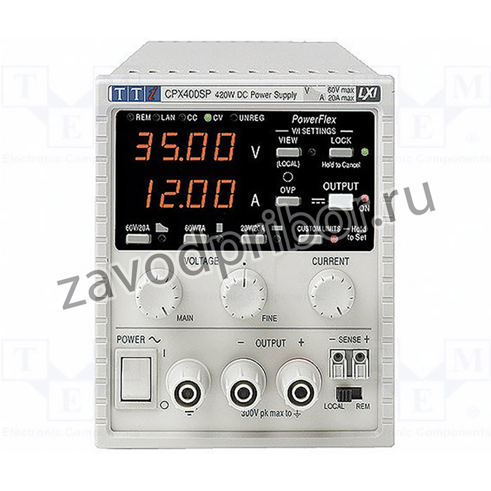 CPX400SP, Bench Top Power Supply, 60V, 20A, 420W, Programmable