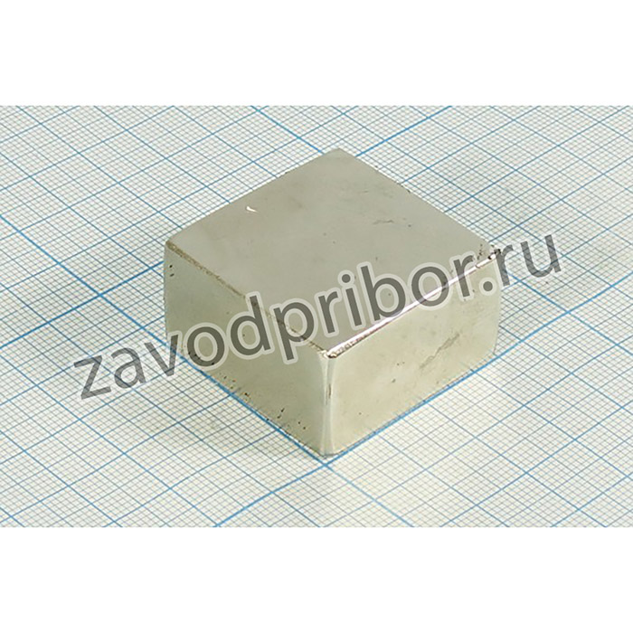 Магнит 35,0x35,0x20, параллелепипед, рабочая температура -60~80C, Ni, класс N35