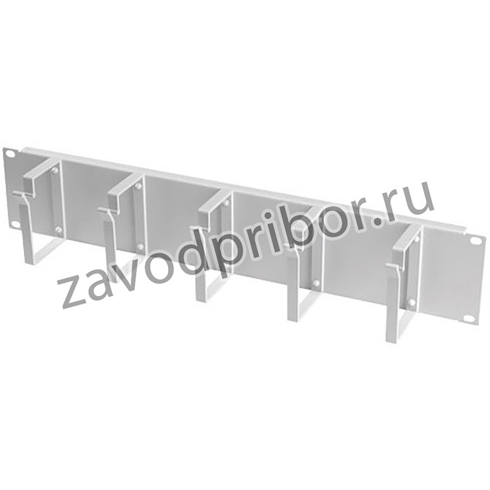 Кабельный органайзер Горизонтальный Lande LN-KDG-YKD-2UKN-LG односторонний кольца 2U шир.:19" глуб.:72мм