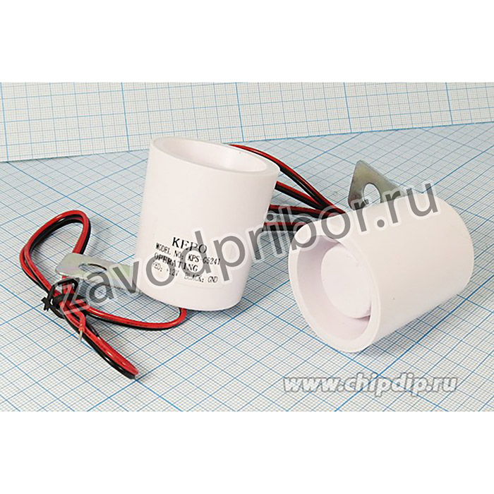 Сирена миниатюрная 40x47мм, (8~15)В, згс 40x47m61\ 8~15\ 95/1м\KPS-G5241\KEPO ; згс 40x47m61\ 8~15\ 95/1м\KPS-G5241\KEPO