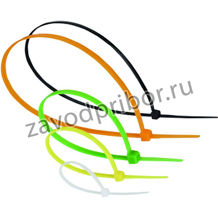 Стяжка кабельная (хомут) 2.5х100 черный нейлон (уп. /100 шт) 084-01-52/084-01-052 HLT