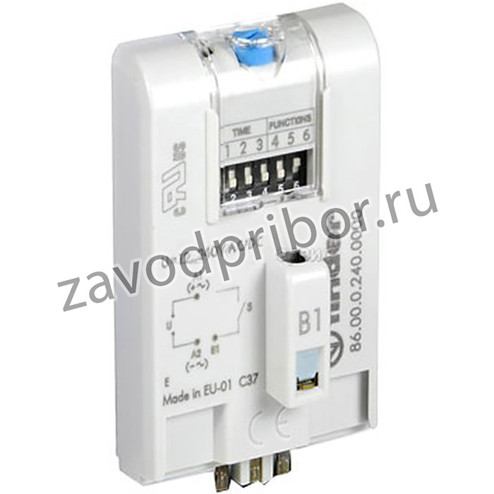 86.30.0.024.0000, Таймерный модуль 2-функциональный (AI,DI); для применения с реле, монтаж в розетку