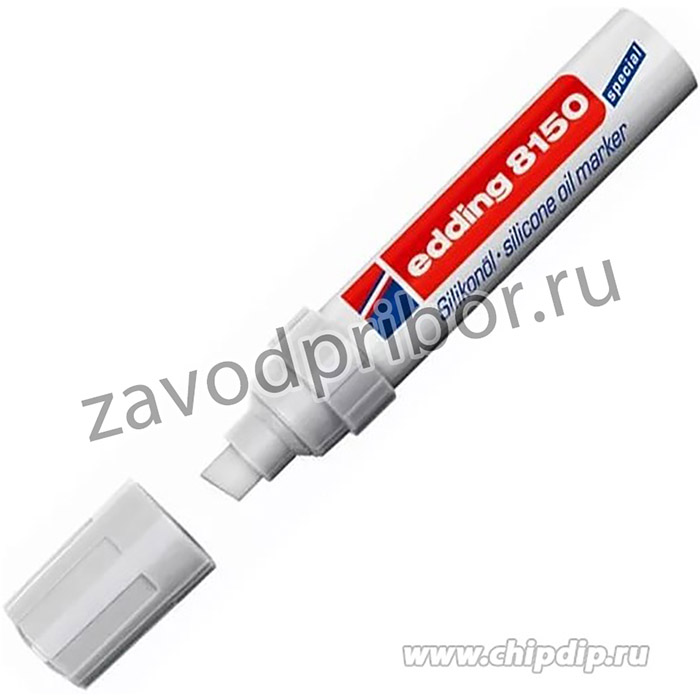Edding 8150#00, Маркер силиконовый для обработки резиновых поверхностей, клиновидный нак-к,4-12мм,без цвета и запаха