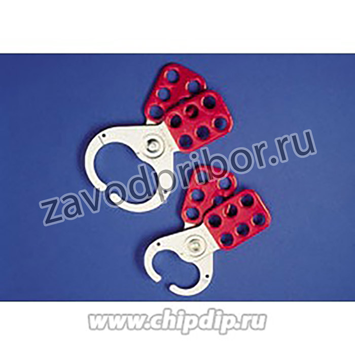 Множители замковые стандартные, сталь с виниловым покрытием, диаметр затвора - 38 мм, 129х40х10 мм, цвет - красный, 12 шт/упак