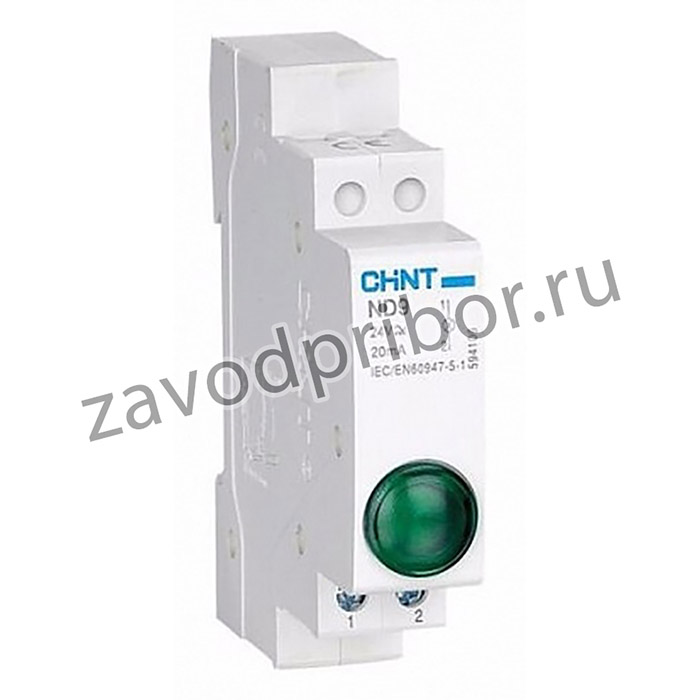 CHINT Индикатор ND9-1/w белый , AC/DC230В (LED)