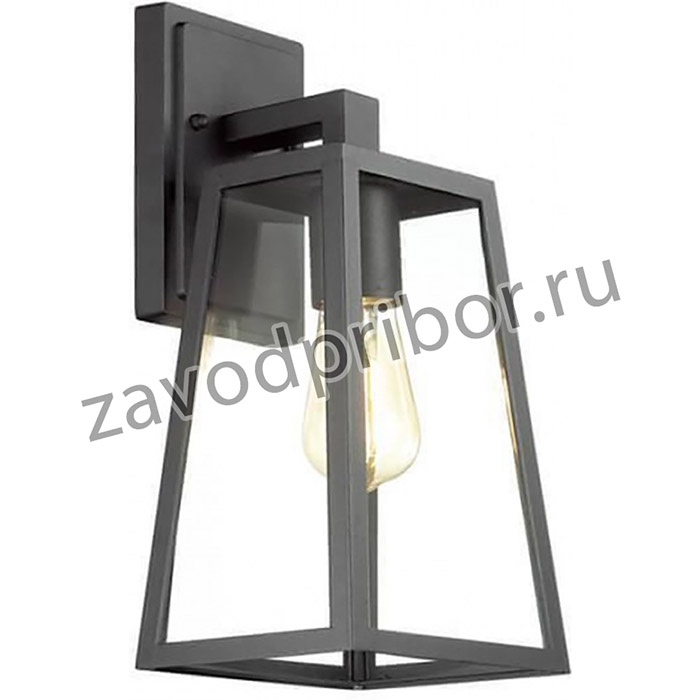 Odeon Light 4169/1W ODL19 693 черный/прозрачный Уличный настенный светильник IP43 E27 1*60W CLOD
