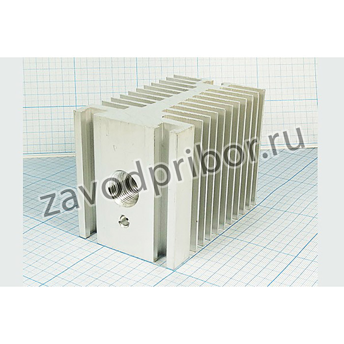 Охладитель (радиатор охлаждения) 100x 80x 70, тип I15, аллюминий, О-171, серый