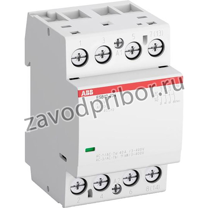 Контактор модульный ESB40-20N-06, 40A, 2NO, 230VAC/DC, 3M