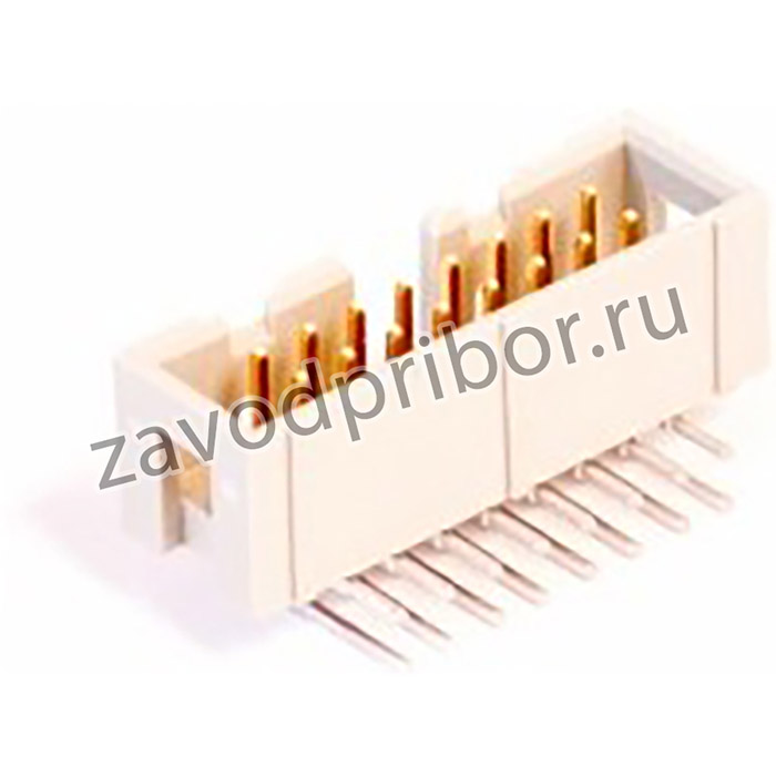 09185166323, Вилка на плату угловая (16pin)