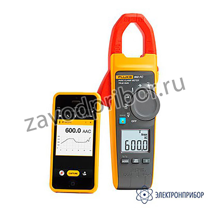 Fluke 902 FC — токовые клещи True-RMS c функцией беспроводной связи