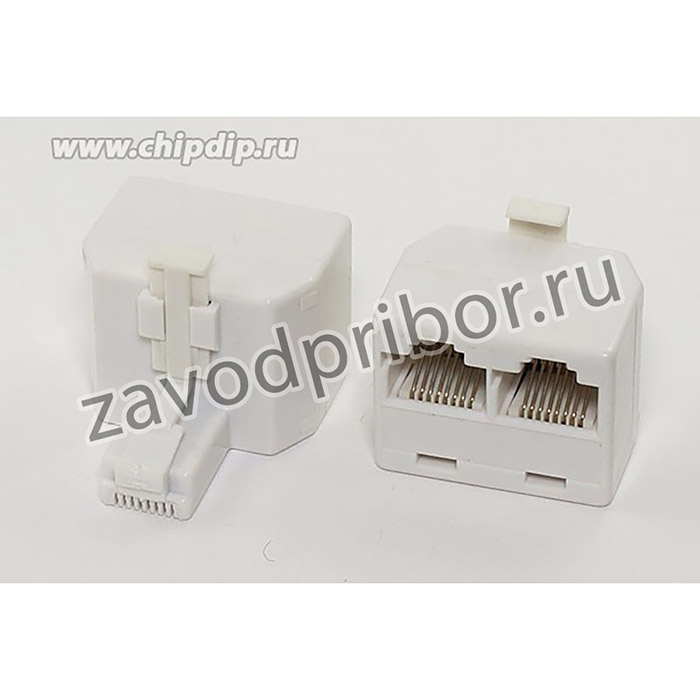 Разъем телефонный RJ-45 вилка, контакты 8C, RJ-45