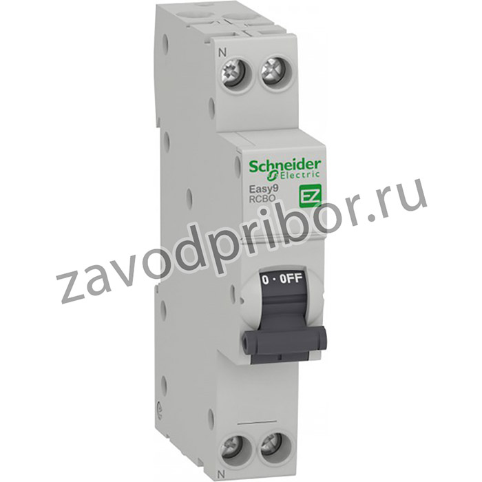 Schneider Electric Easy9 Дифференциальный автоматический выключатель 1П+Н 32A 30MA 4,5кА C АС, 18 мм