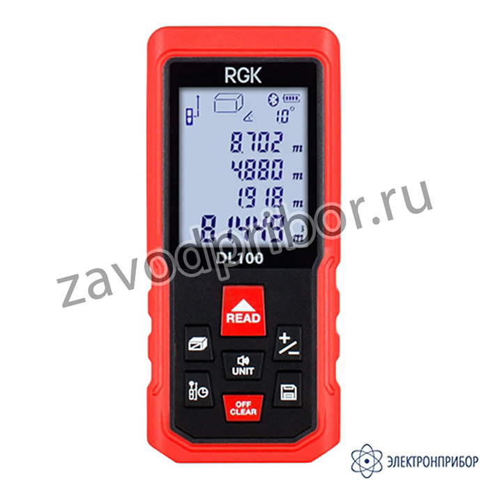 RGK DL100 — оптический дальномер с угломером