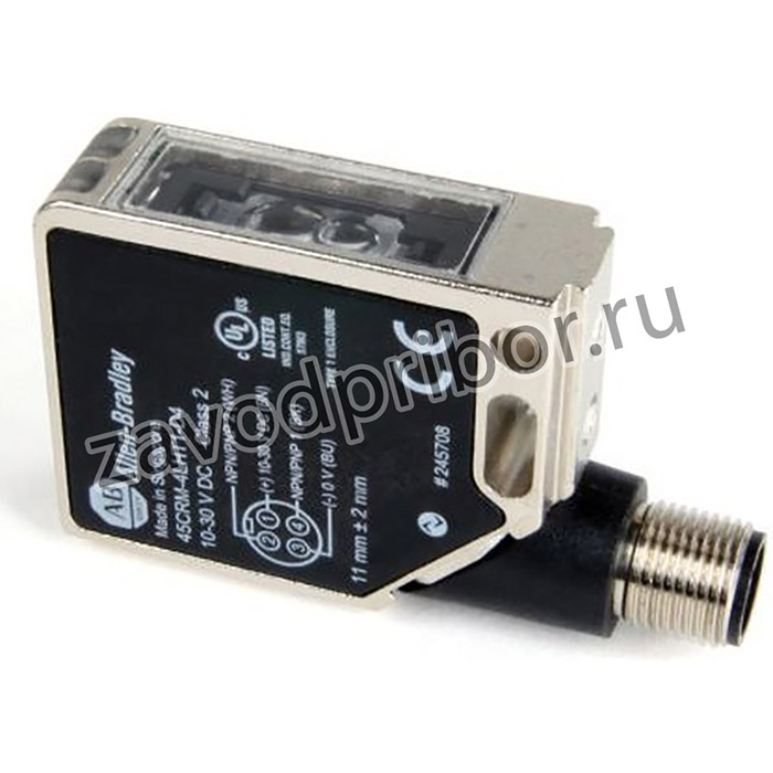 45CRM-4LHT2-D4, Colour Sensors 11 mm, RGB LED IO-Link, NPN/PNP x 2, 60 mA, 10 30 V dc, IP67