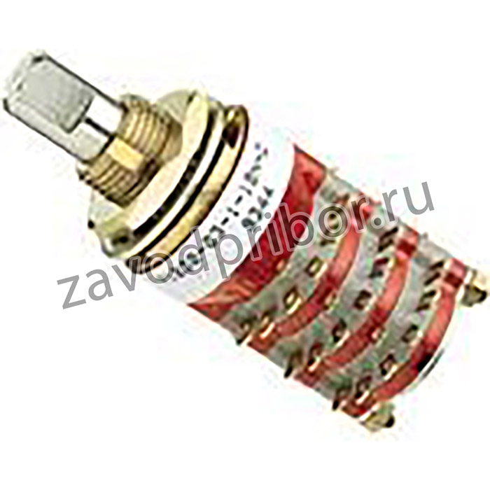 71BF36-02-1-06N, Switch Rotary SP6T 6 Flatted Shaft PC Pins 0.3A 115VAC 30VDC