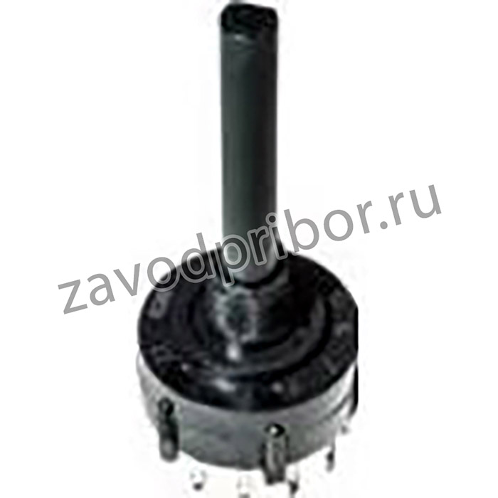 A11203RNCQE, Switch Rotary N.O./N.C. SP12T 12 Flatted Shaft PC Pins 2.5A 125VAC 125VDC