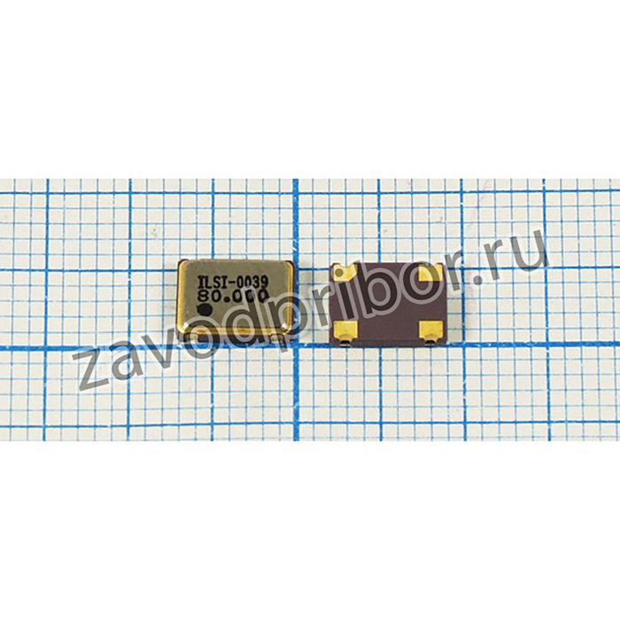 Кварцевый генератор 80000, SMD07050C4, 5В, ISM91, T/CM