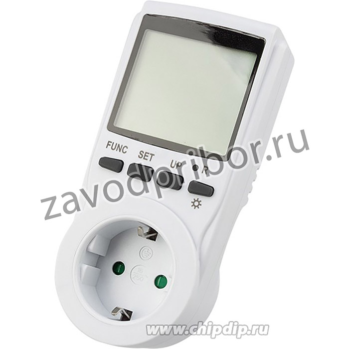 10-6100, Ваттметр с подсветкой RX-11 вертикальный 2х тарифный 16А