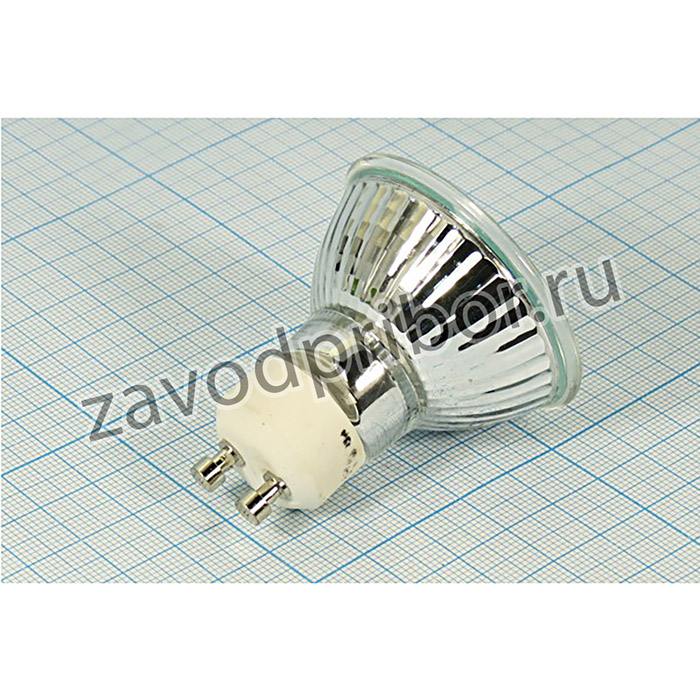 Лампа накаливания галогенная 220В, цоколь GU10, 50Вт, 50x50мм; Л 220В\GU10\ 50Вт\\\50x50\ЛН\HP51 FOTON\рефлектор